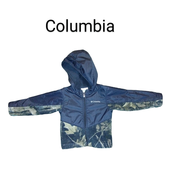 Columbia Other - Toddler Columbia Camouflage and Black hooded jacket. 2T.